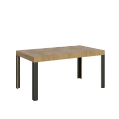 ITAMOBY Linea (90x160/264 cm) - hrast, barva nog: antracit - raztegljiva jedilna miza