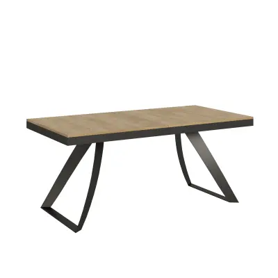 ITAMOBY Proxy Evolution (90x180/440 cm) - hrast, barva nog: antracit - raztegljiva jedilna miza