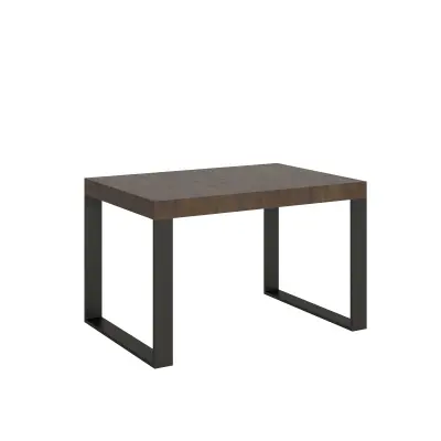 ITAMOBY Tecno (90x130/390 cm) - oreh, barva nog: antracit - raztegljiva jedilna miza