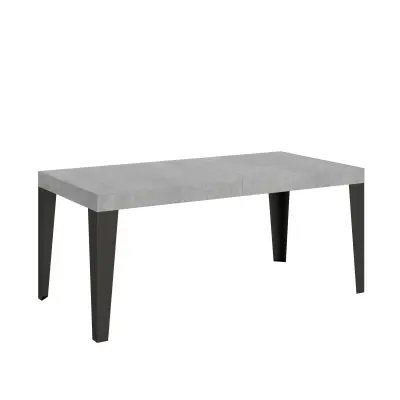 ITAMOBY Flame (90x180/284 cm) - siva, barva nog: antracit - raztegljiva jedilna miza