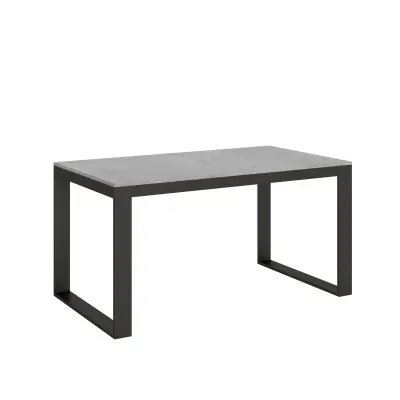 ITAMOBY Tecno Evolution (90x160/264 cm) - siva, barva nog: antracit - raztegljiva jedilna miza