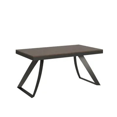ITAMOBY Proxy Evolution (90x160/264 cm) - oreh, barva nog: antracit - raztegljiva jedilna miza