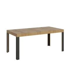 ITAMOBY Linea (90x180/284 cm) - hrast, barva nog: antracit - raztegljiva jedilna miza
