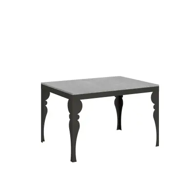 ITAMOBY Paxon Evolution (90x120/224 cm) - siva, barva nog: antracit - raztegljiva jedilna miza