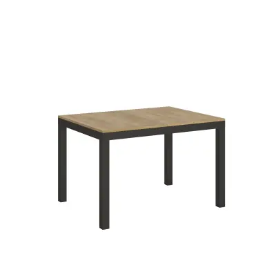 ITAMOBY Everyday Evolution (90x120/380 cm) - hrast, barva nog: antracit - raztegljiva jedilna miza