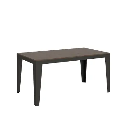 ITAMOBY Flame Evolution (90x160/420 cm) - oreh, barva nog: antracit - raztegljiva jedilna miza