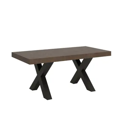 ITAMOBY Traffic (90x180/284 cm) - oreh, barva nog: antracit - raztegljiva jedilna miza
