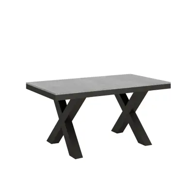 ITAMOBY Traffic Evolution (90x160/264 cm) - siva, barva nog: antracit - raztegljiva jedilna miza