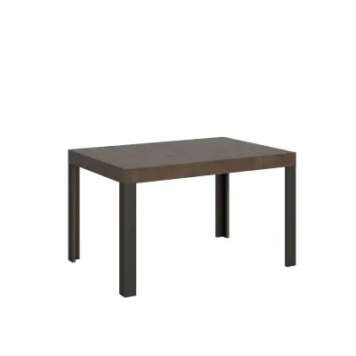 ITAMOBY Linea (90x130/234 cm) - oreh, barva nog: antracit - raztegljiva jedilna miza