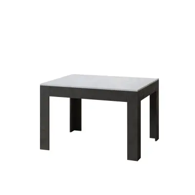 ITAMOBY Bibi Mix (90x120/180 cm) - bela, barva nog: antracit - raztegljiva jedilna miza