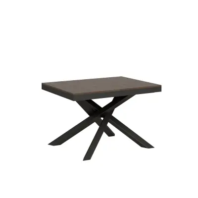 ITAMOBY Volantis Evolution (90x120/224 cm) - oreh, barva nog: antracit - raztegljiva jedilna miza