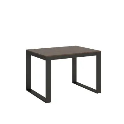 ITAMOBY Tecno Evolution (90x120/380 cm) - oreh, barva nog: antracit - raztegljiva jedilna miza