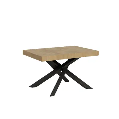 ITAMOBY Volantis (90x130/390 cm) - hrast, barva nog: antracit - raztegljiva jedilna miza