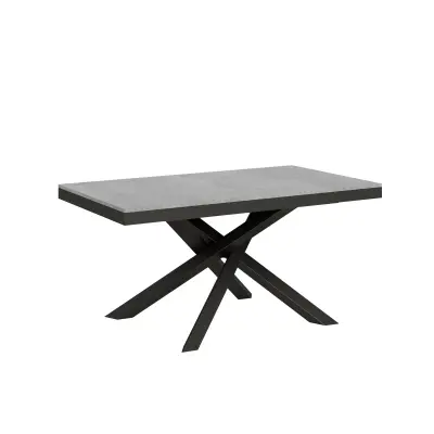 ITAMOBY Volantis Evolution (90x160/264 cm) - siva, barva nog: antracit - raztegljiva jedilna miza