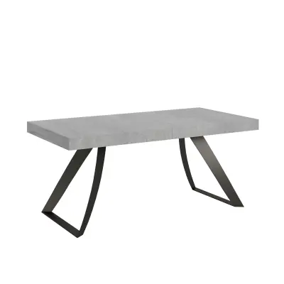 ITAMOBY Proxy (90x180/284 cm) - siva, barva nog: antracit - raztegljiva jedilna miza