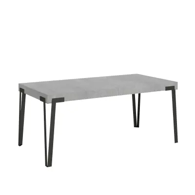 ITAMOBY Rio (90x180/284 cm) - siva, barva nog: antracit - raztegljiva jedilna miza
