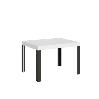 ITAMOBY Linea (70x110/194 cm) - bela, barva nog: antracit - raztegljiva jedilna miza