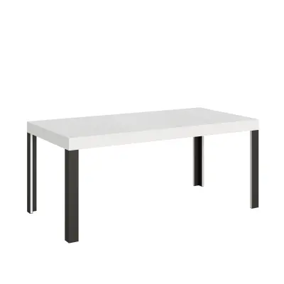 ITAMOBY Linea (90x180/284 cm) - bela, barva nog: antracit - raztegljiva jedilna miza