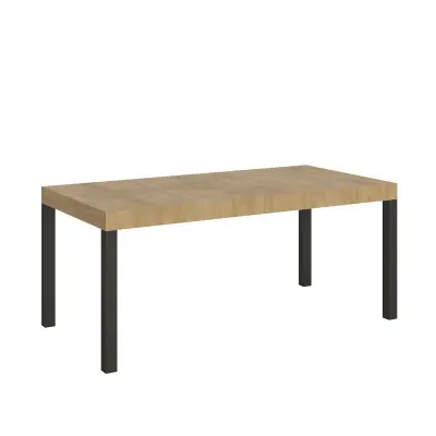 ITAMOBY Everyday (90x180/440 cm) - hrast, barva nog: antracit - raztegljiva jedilna miza