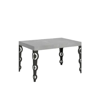 ITAMOBY Karamay (90x140/244 cm) - siva, barva nog: antracit - raztegljiva jedilna miza