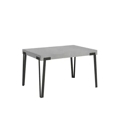 ITAMOBY Rio (90x130/234 cm) - siva, barva nog: antracit - raztegljiva jedilna miza