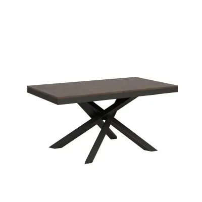 ITAMOBY Volantis Evolution (90x160/264 cm) - oreh, barva nog: antracit - raztegljiva jedilna miza