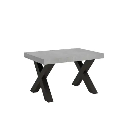 ITAMOBY Traffic (90x140/244 cm) - siva, barva nog: antracit - raztegljiva jedilna miza