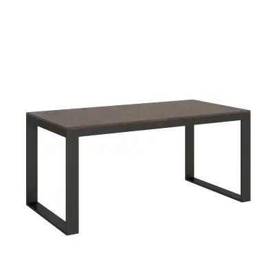 ITAMOBY Tecno Evolution (90x180/284 cm) - oreh, barva nog: antracit - raztegljiva jedilna miza