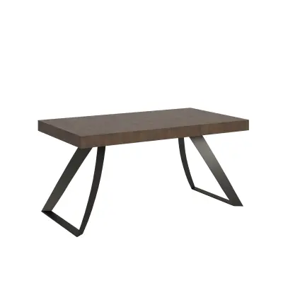 ITAMOBY Proxy (90x160/264 cm) - oreh, barva nog: antracit - raztegljiva jedilna miza