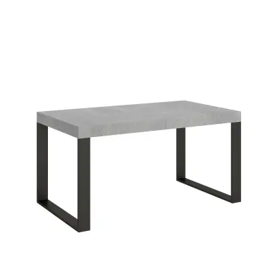 ITAMOBY Tecno (90x160/264 cm) - siva, barva nog: antracit - raztegljiva jedilna miza