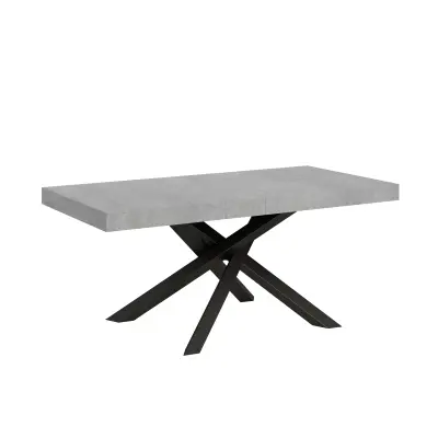 ITAMOBY Volantis (90x180/440 cm) - siva, barva nog: antracit - raztegljiva jedilna miza