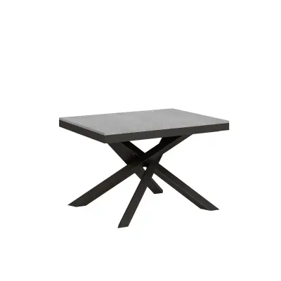ITAMOBY Volantis Evolution (90x120/224 cm) - siva, barva nog: antracit - raztegljiva jedilna miza