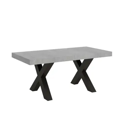 ITAMOBY Traffic (90x180/284 cm) - siva, barva nog: antracit - raztegljiva jedilna miza