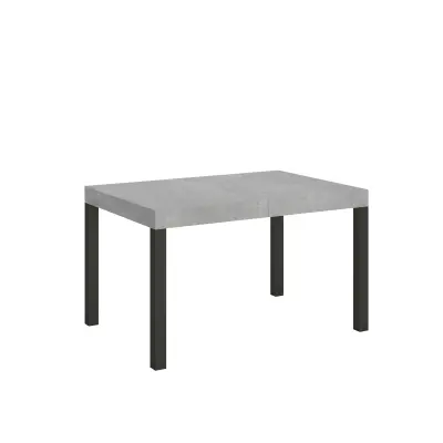 ITAMOBY Everyday (90x120/224 cm) - siva, barva nog: antracit - raztegljiva jedilna miza