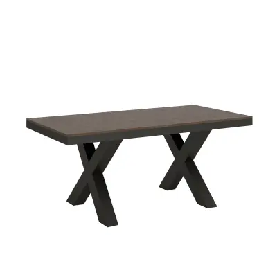 ITAMOBY Traffic Evolution (90x180/440 cm) - oreh, barva nog: antracit - raztegljiva jedilna miza