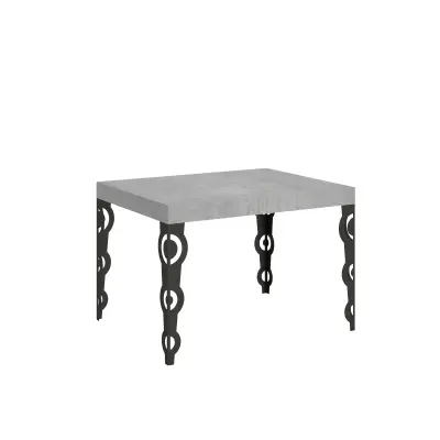 ITAMOBY Karamay (70x110/194 cm) - siva, barva nog: antracit - raztegljiva jedilna miza