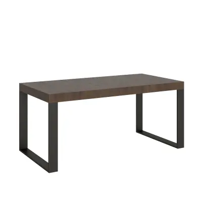 ITAMOBY Tecno (90x180/440 cm) - oreh, barva nog: antracit - raztegljiva jedilna miza