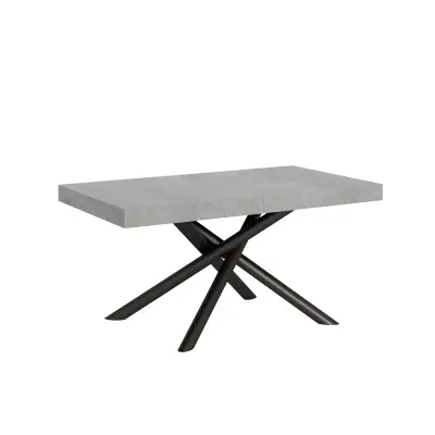 ITAMOBY Famas (90x160/420 cm) - siva, barva nog: antracit - raztegljiva jedilna miza