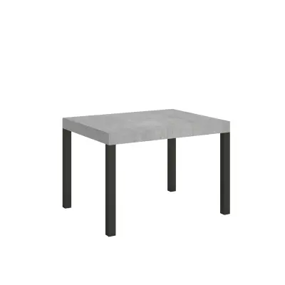 ITAMOBY Everyday (80x120/204 cm) - siva, barva nog: antracit - raztegljiva jedilna miza
