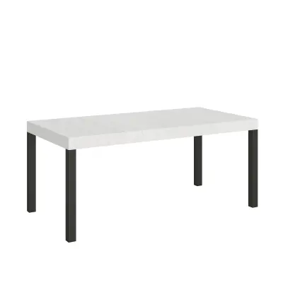 ITAMOBY Everyday (90x180/284 cm) - bela, barva nog: antracit - raztegljiva jedilna miza