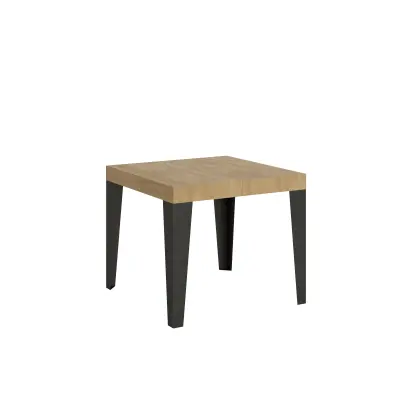 ITAMOBY Flame (90x90/246 cm) - hrast, barva nog: antracit - raztegljiva jedilna miza
