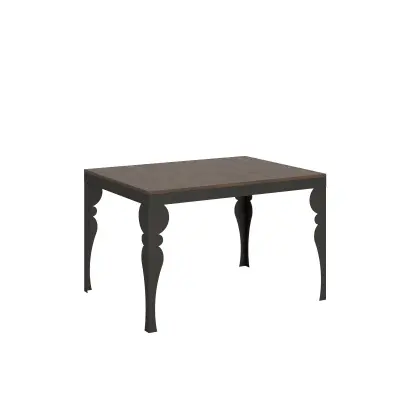 ITAMOBY Paxon Evolution (90x120/380 cm) - oreh, barva nog: antracit - raztegljiva jedilna miza