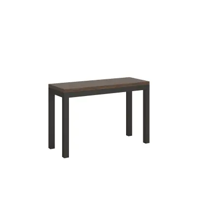 ITAMOBY Everyday Double (120/200x45/90) - oreh, barva nog: antracit - preklopna jedilna miza
