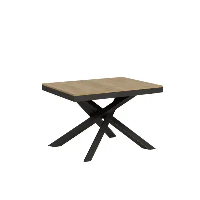 ITAMOBY Volantis Evolution (90x120/224 cm) - hrast, barva nog: antracit - raztegljiva jedilna miza