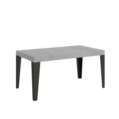 ITAMOBY Flame (90x160/264 cm) - siva, barva nog: antracit - raztegljiva jedilna miza