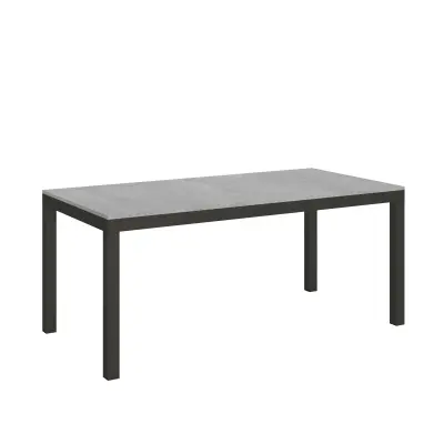 ITAMOBY Everyday Evolution (90x180/440 cm) - siva, barva nog: antracit - raztegljiva jedilna miza