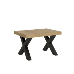 ITAMOBY Traffic (90x120/224 cm) - hrast, barva nog: antracit - raztegljiva jedilna miza