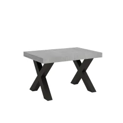 ITAMOBY Traffic (90x130/390 cm) - siva, barva nog: antracit - raztegljiva jedilna miza