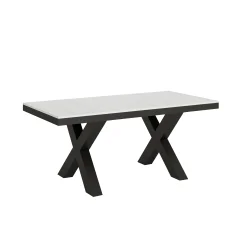 ITAMOBY Traffic Evolution (90x180/284 cm) - bela, barva nog: antracit - raztegljiva jedilna miza