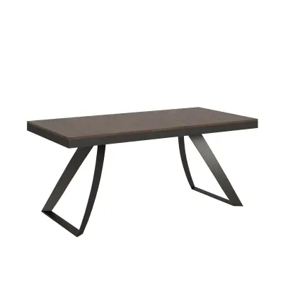 ITAMOBY Proxy Evolution (90x180/284 cm) - oreh, barva nog: antracit - raztegljiva jedilna miza